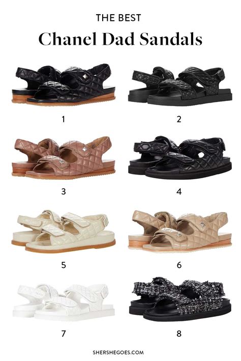 chanel fake sandals